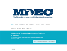 Tablet Screenshot of mdec.net